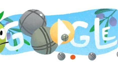 GOOGLE Doodle - Celebrating Ptanque (iOS, Android)T. . Google doodle petanque